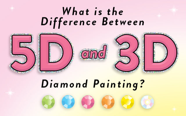 What is the difference between 5D and 3D Diamond Painting? – Faber-Castell  USA