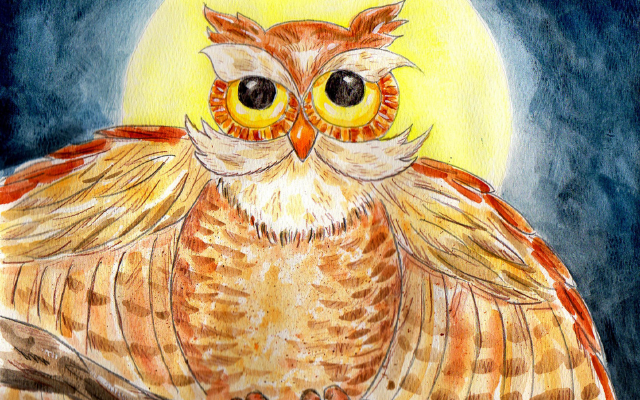 Kids Edition: Chalk Pastel Owl 