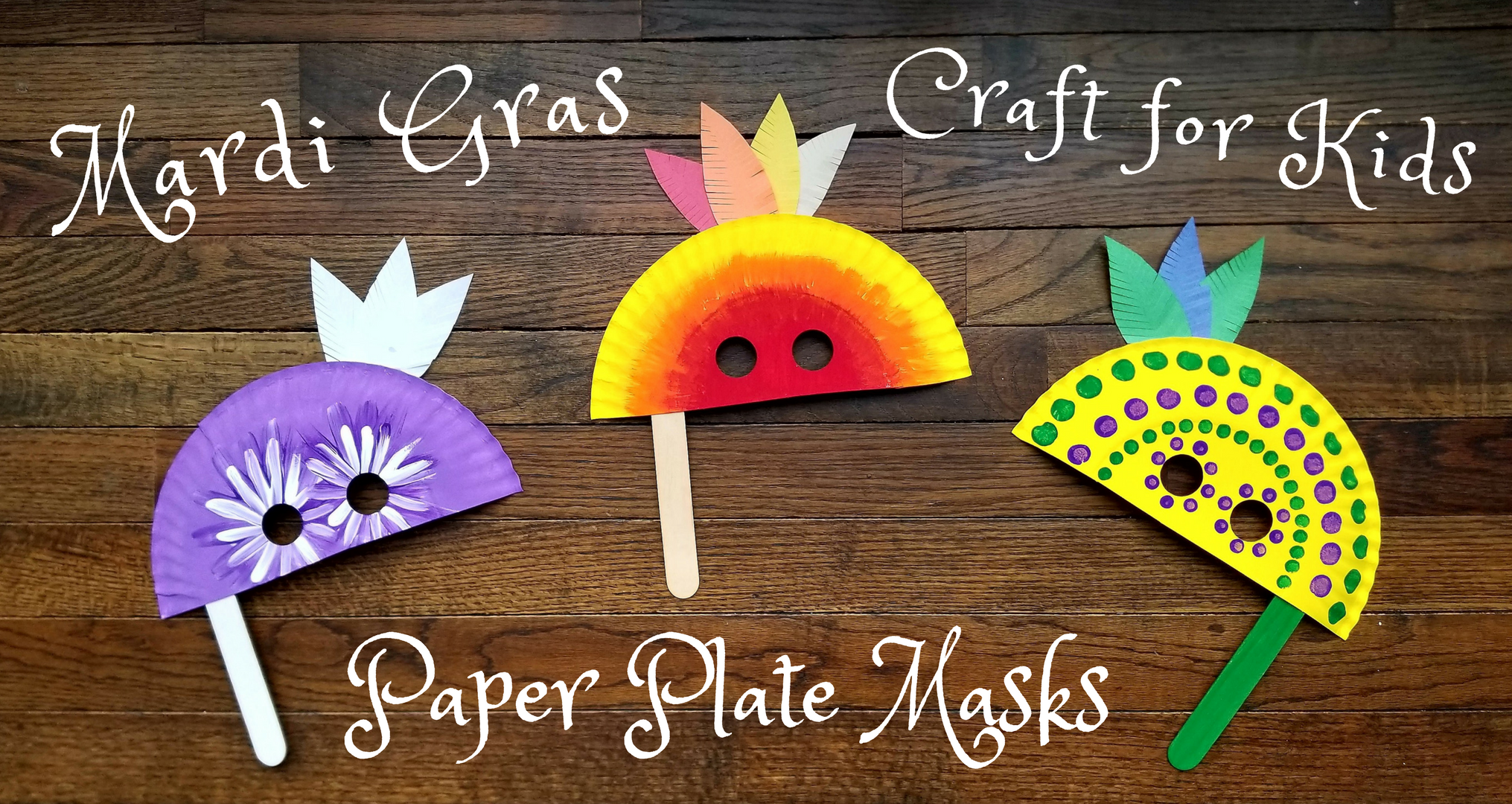 Mardi Gras Crafts for Kids: Paper Plate Party Mask – Faber-Castell USA