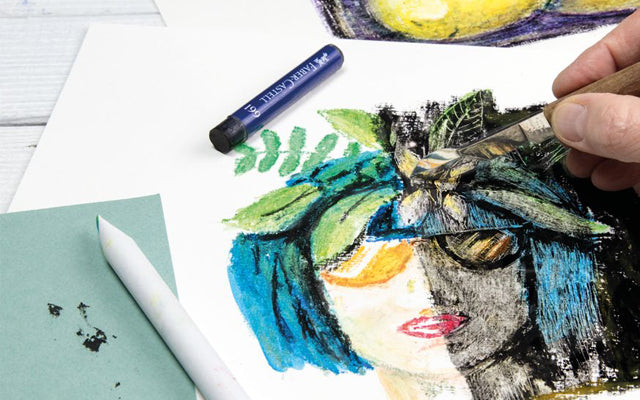 IS IT POSSIBLE to make ART with PASTEL COLOR PENCILS only?