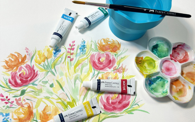 Watercolor paint from Try It Box