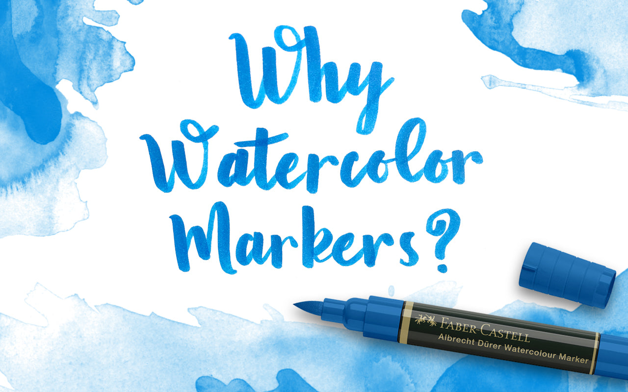 How I Use Water-Based Markers like Watercolours - Adult Coloring