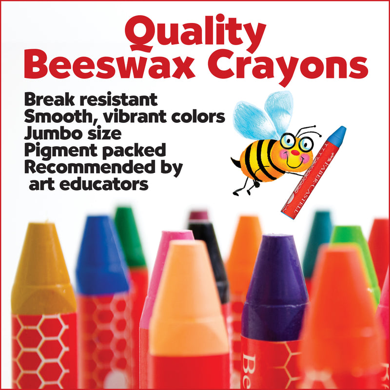 World Colors 15 Beeswax Crayons - #14352