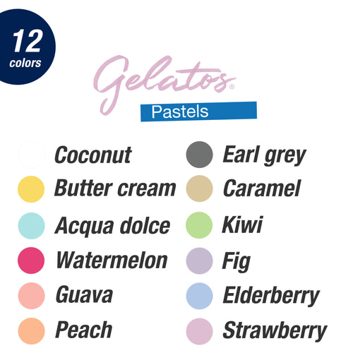 Gelatos, Pastels - 15-Piece Set - #770168