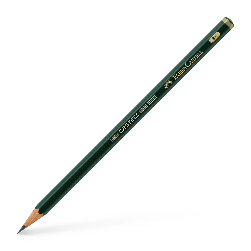 Castell 9000 Graphite Pencil, 3H
