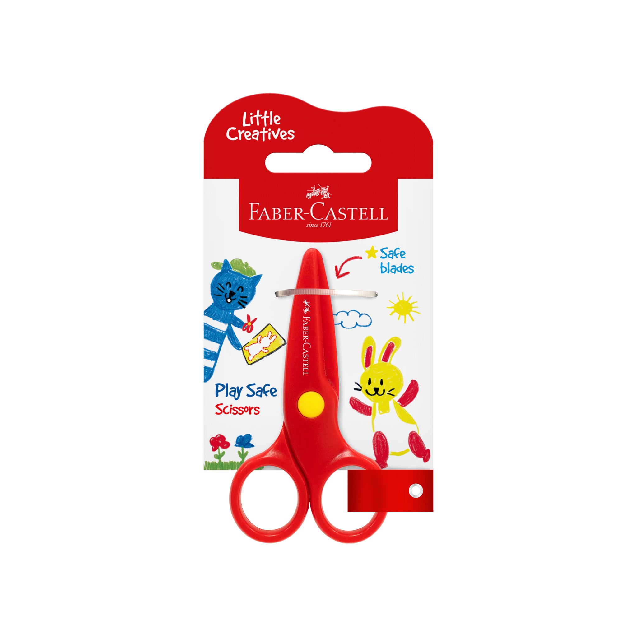 Faber Castell Spring Kids Scissors Children Toddler Safety Scissor 2pcs -   Sweden