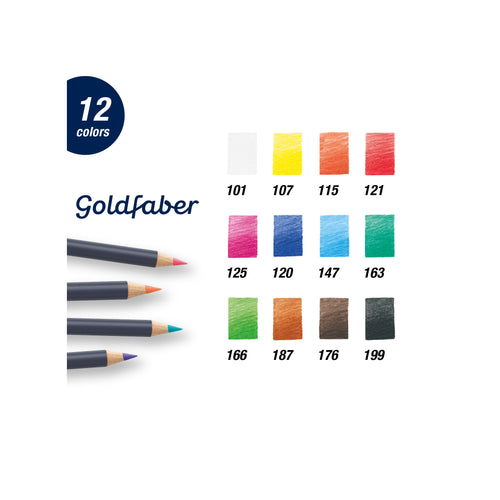 Goldfaber Color Pencils - Tin of 12 - #114712