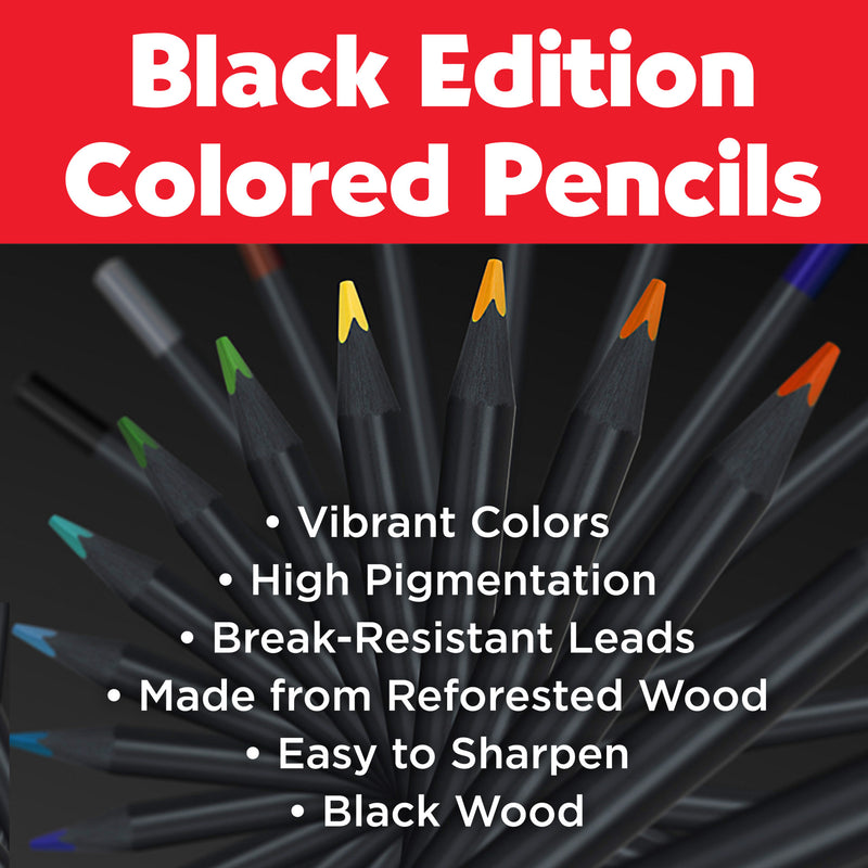 Black Edition Colored Pencils, Box of 12 - #116412