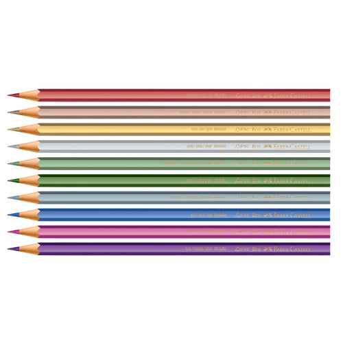 10 Metallic Colored EcoPencils - #120410GE