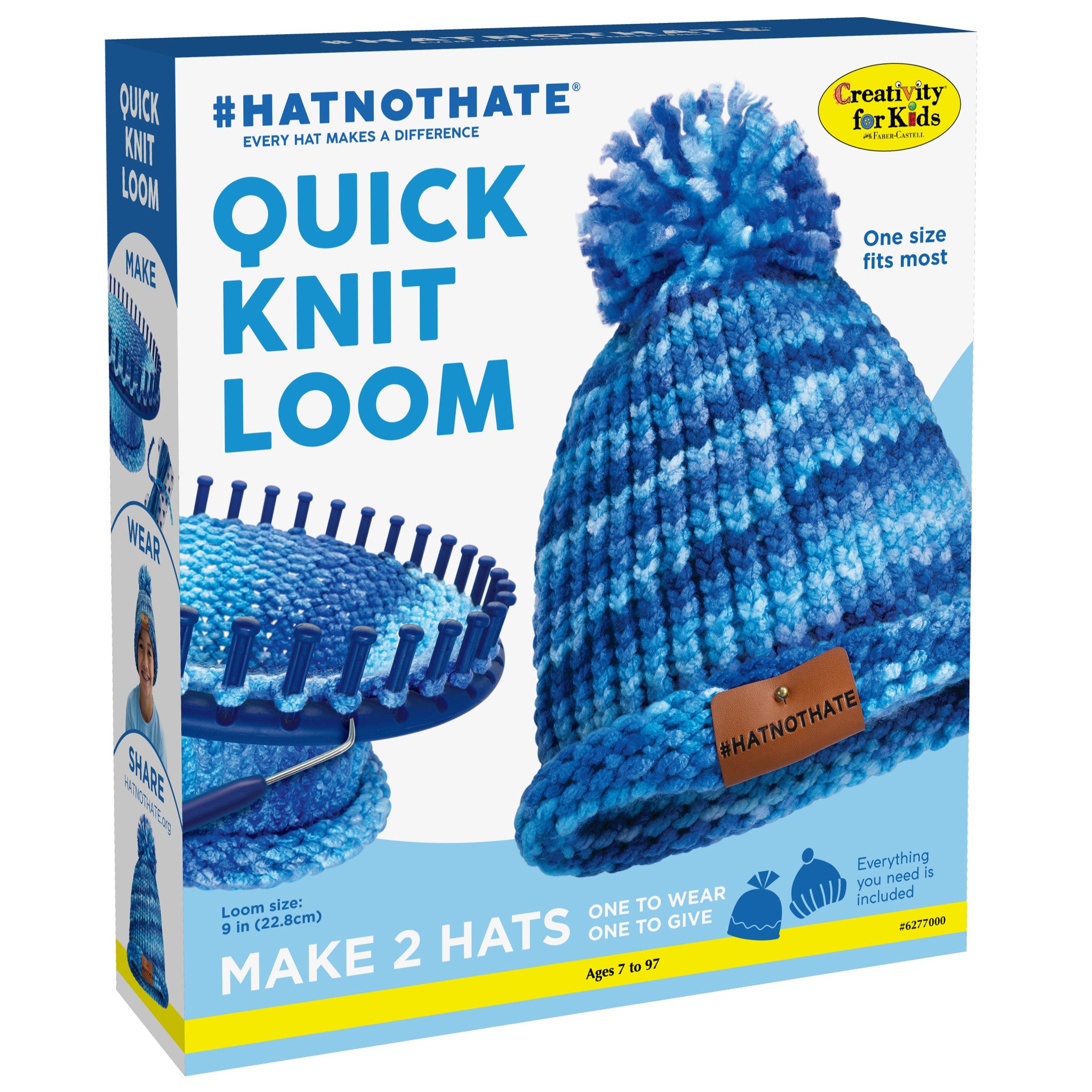 Knitting Loom Kit, Pompom Hat Knitting Loom Kit for Beginners