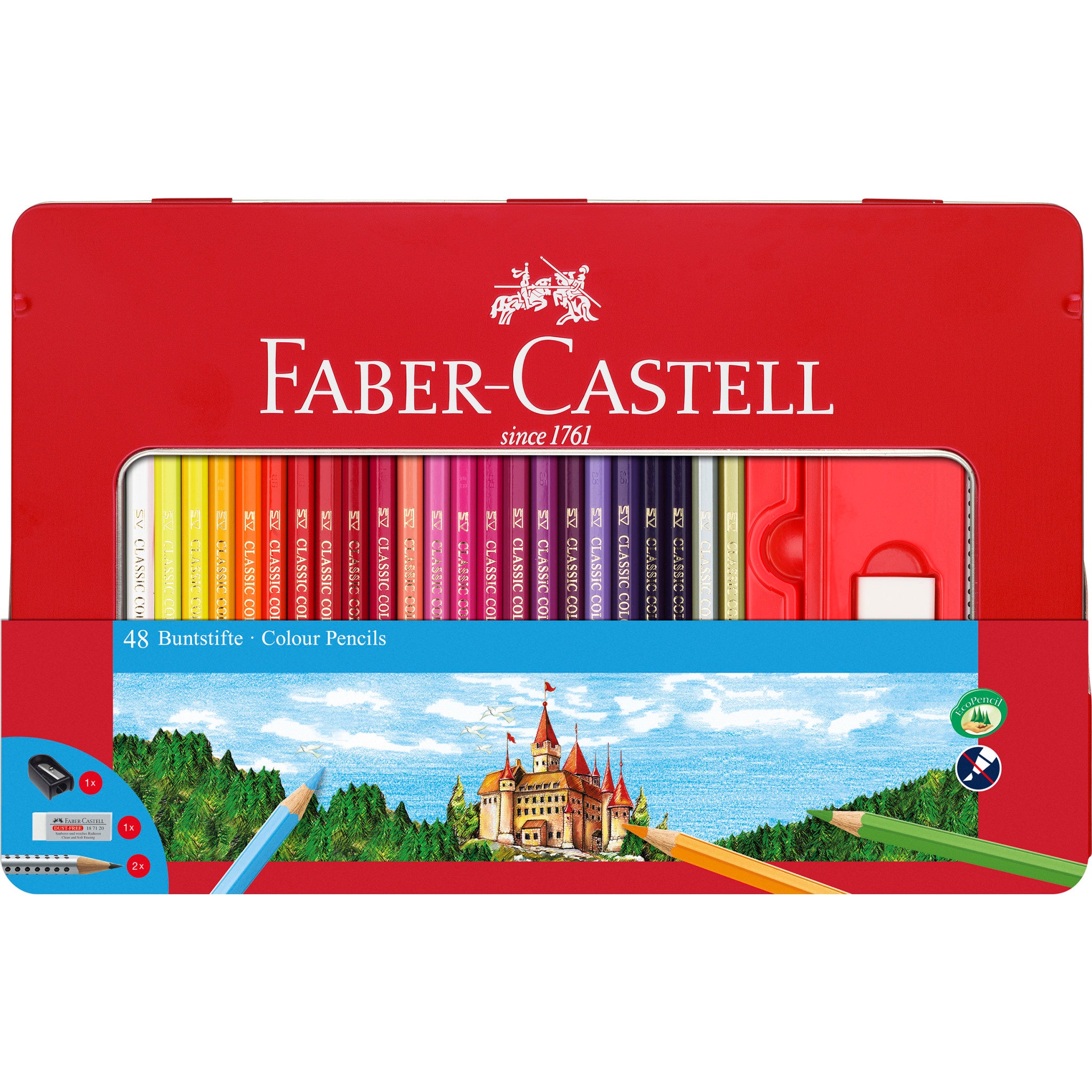 48 Colors Drawing Pencils Professional Watercolor Pencils & Oil Pastel  Coloured Pencil Adult Coloring Drawing Sets
