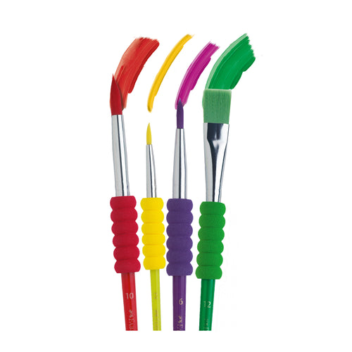 Soft Touch Paintbrushes, Assorted Sizes - Set of 4 - #481600