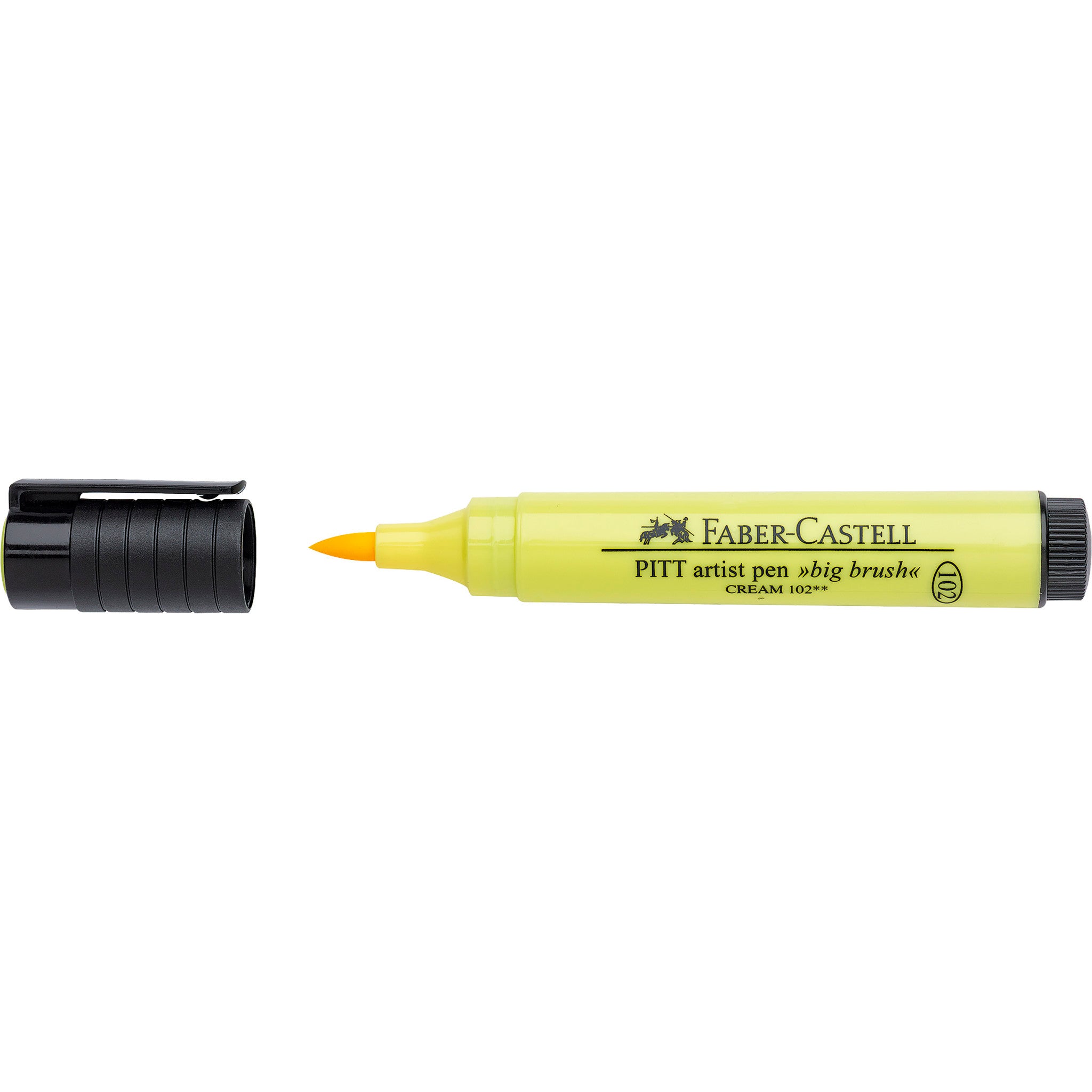 Black Marker: Big Brush Pitt Artist Pen in Black – Faber-Castell USA