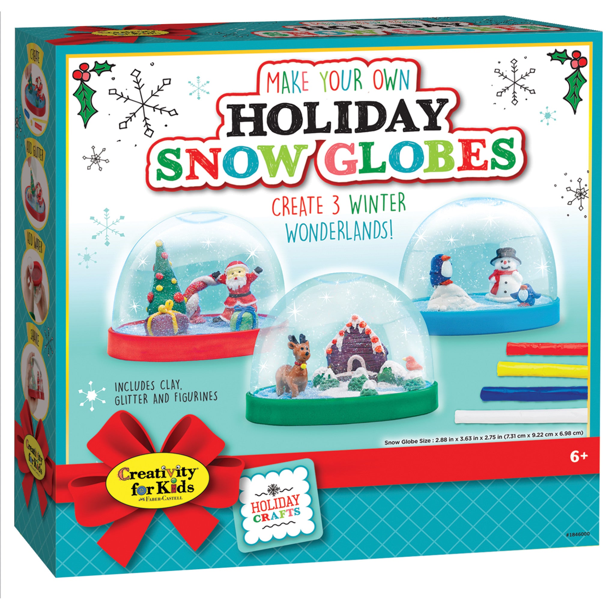 Creativity for Kids - Make Your Own Holiday Snow Globes