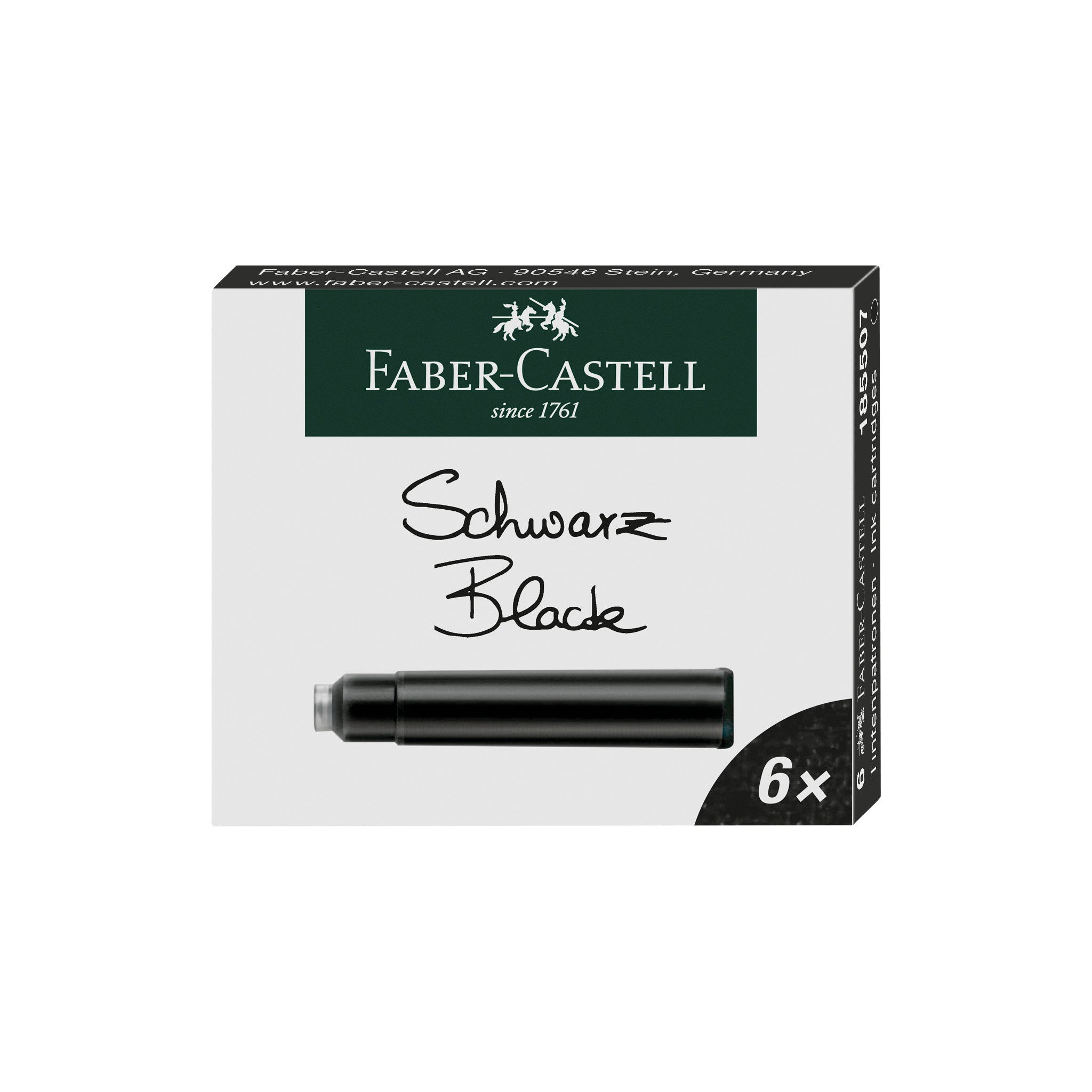 Fountain Pen Ink Cartridges - Black - #185507 – Faber-Castell USA