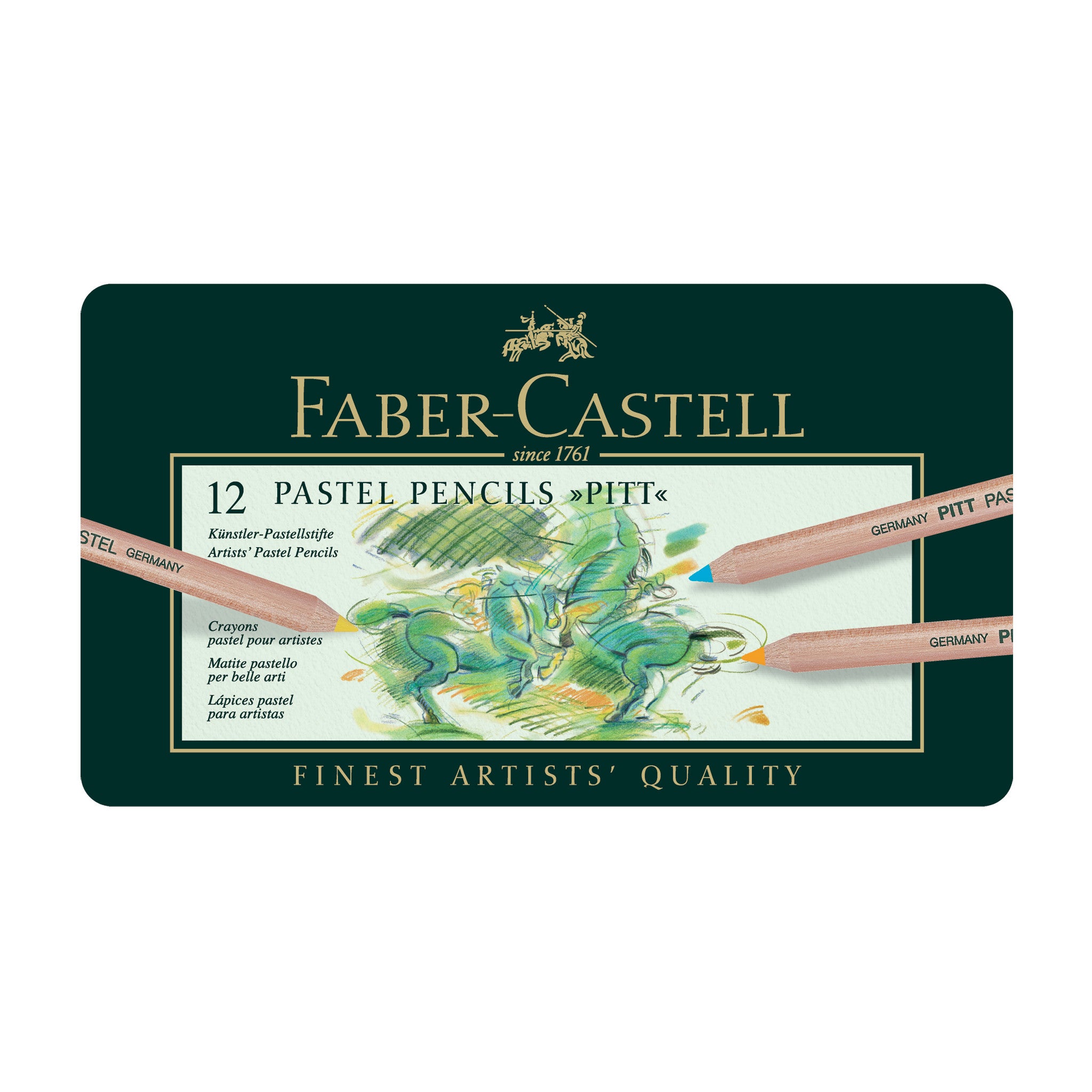 Faber Castell Pitt Pastel Pencils Set of 12 Tin – Anandha Stationery Stores