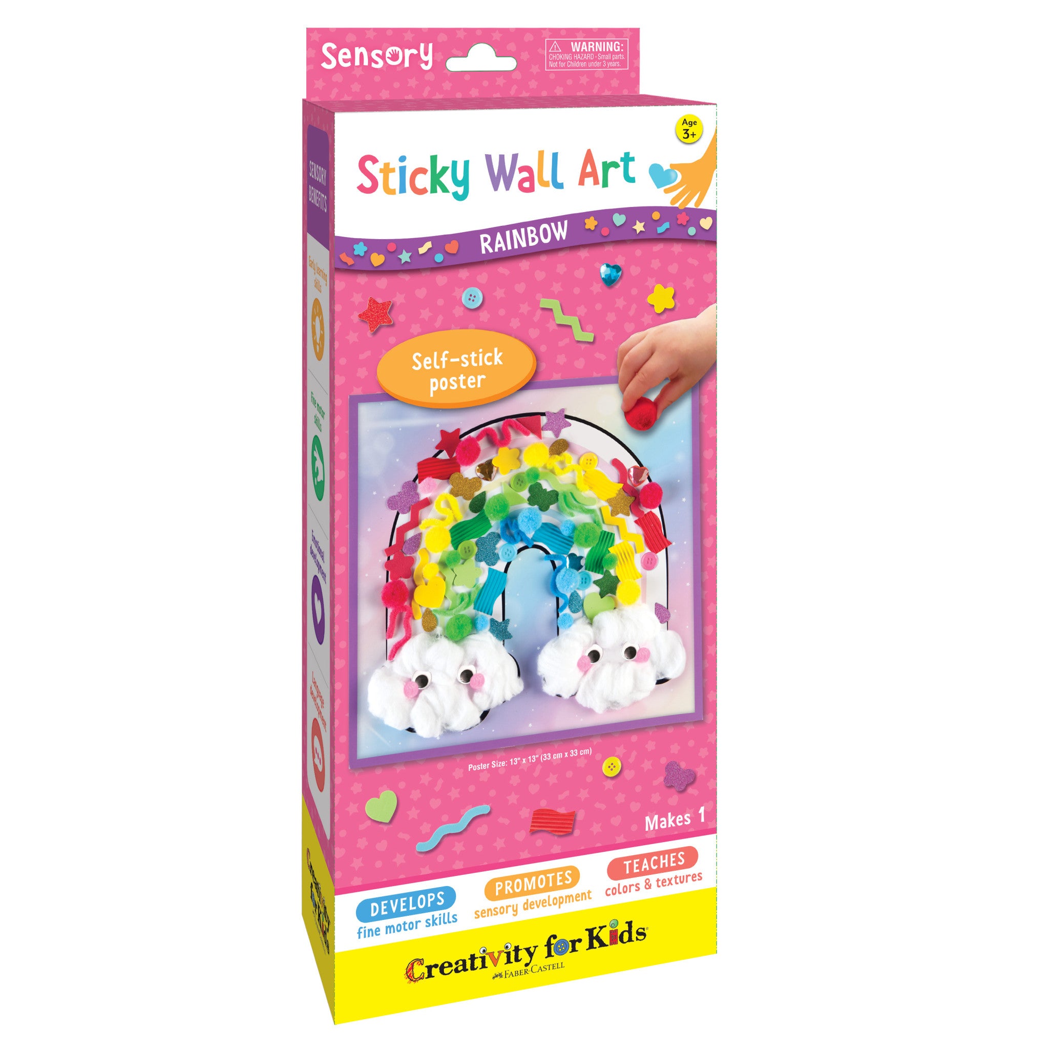 Sensory Activities: Sticky Wall Art Rainbow from Creativity for Kids –  Faber-Castell USA