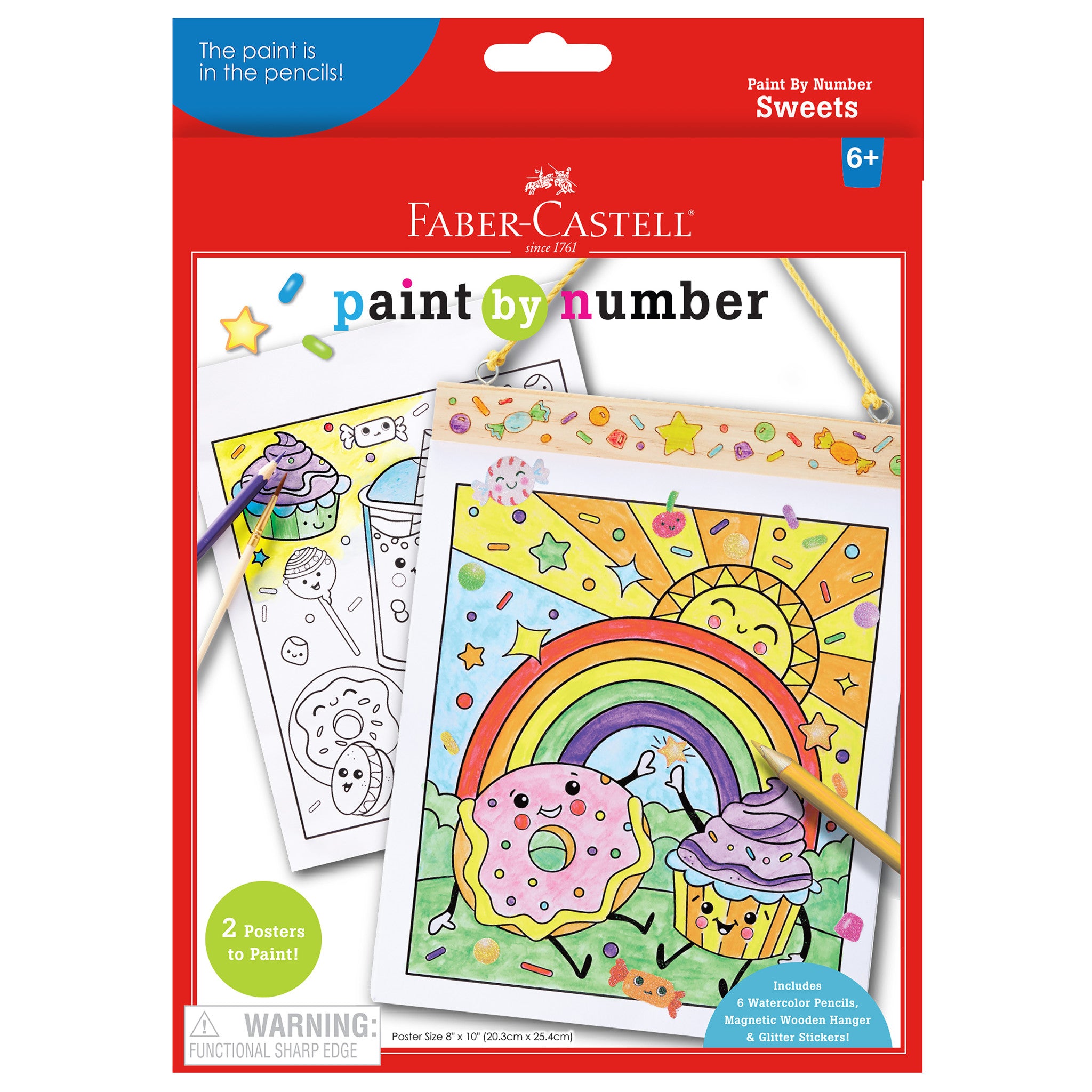 Paint by Number for Kids: Paint by Number Sweets Wall Art from  Faber-Castell – Faber-Castell USA
