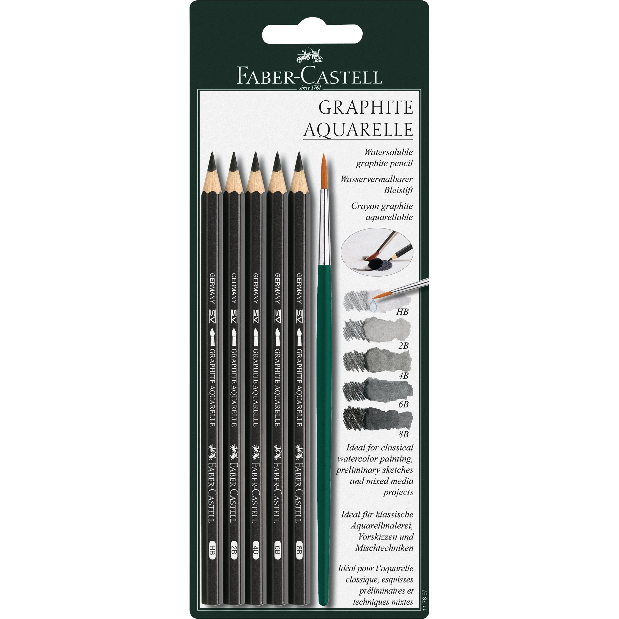 Faber-Castell 126 Piece Set - Art & Graphic Collection Mahogany Gift Box