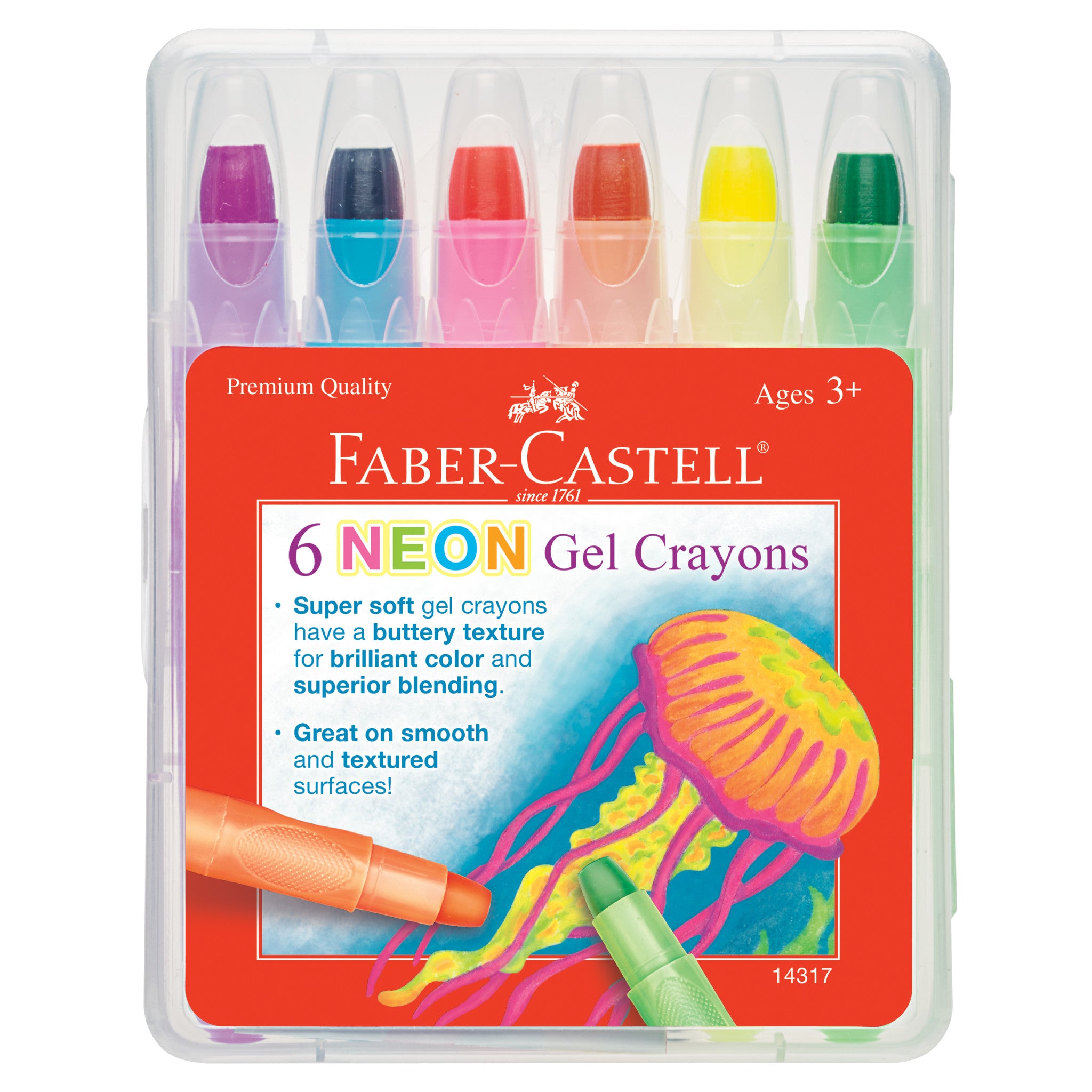 Playkidiz Paint Sticks, 6 Pack, Neon Colors, Twistable Crayon
