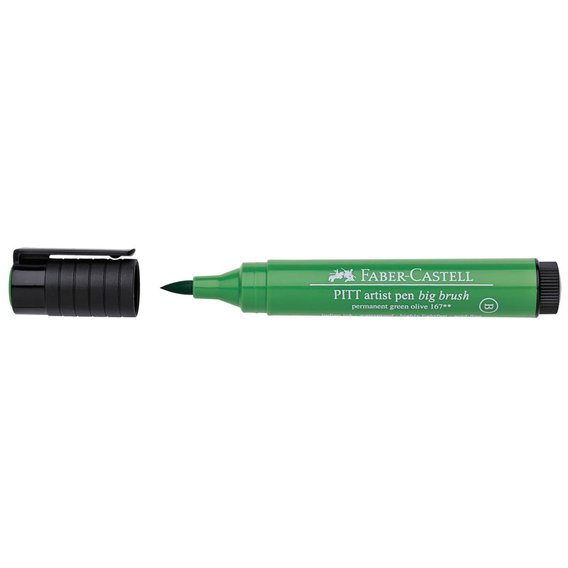 Pitt Artist Pen® Big Brush - #167 Permanent Green Olive - #167667