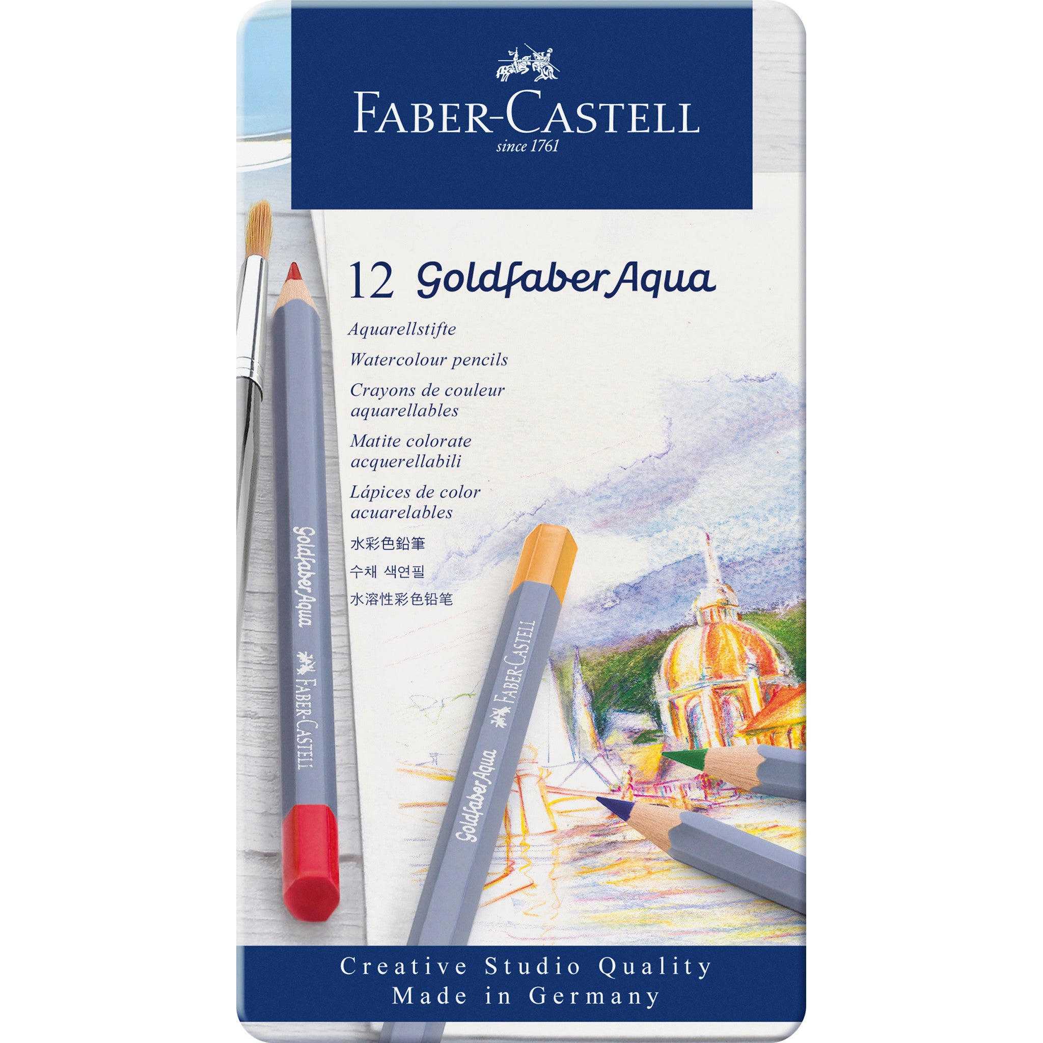 Faber-Castell Metallic Colored Pencils, Set of 12 at New River Art & Fiber