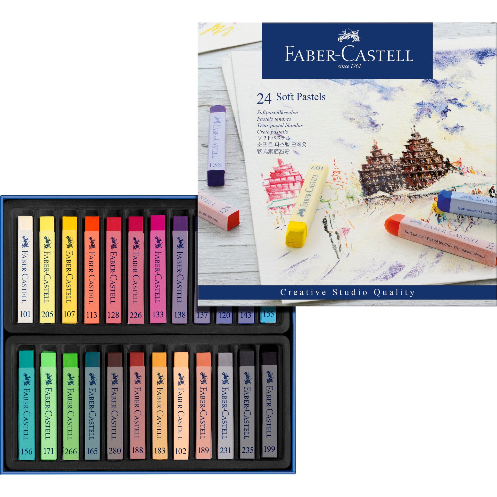 Faber Castell Creative Studio Soft Pastel Set of 24