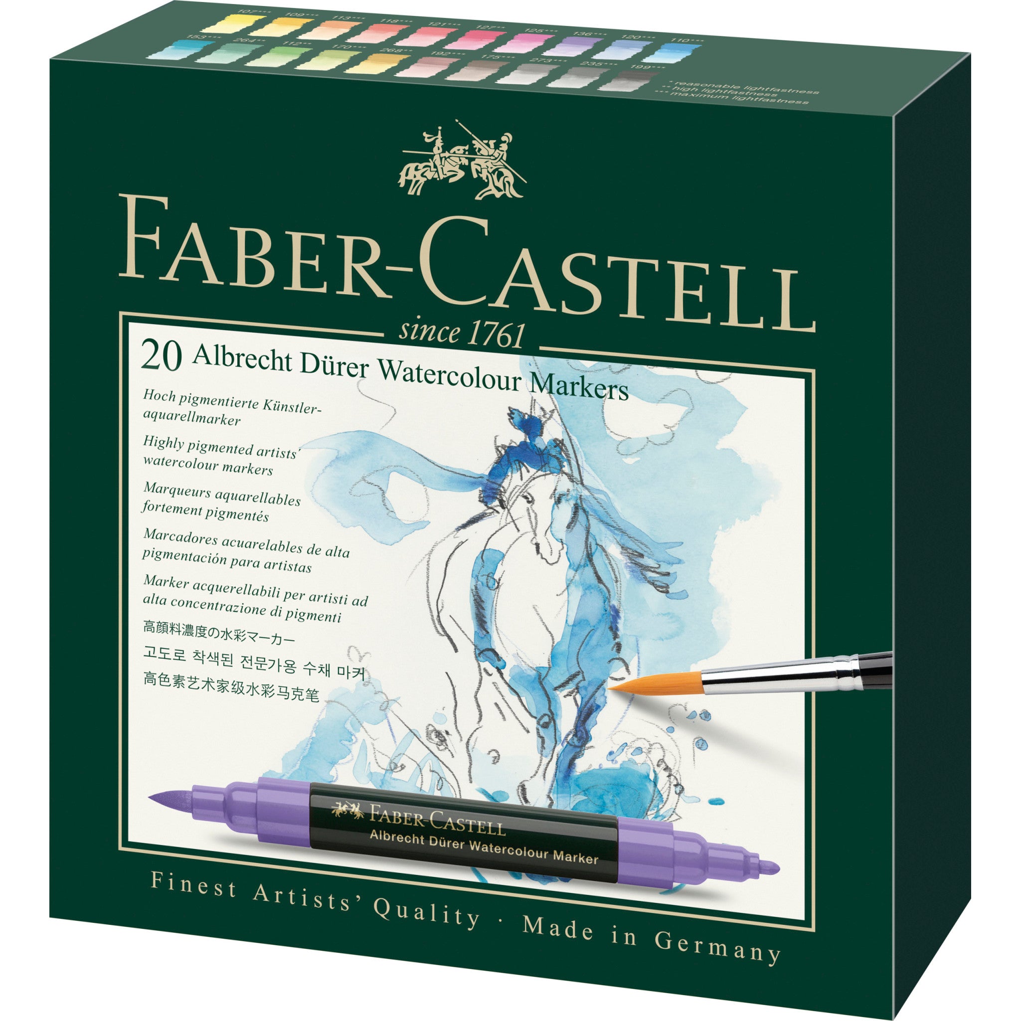 Faber-Castell Albrecht Durer Watercolor Markers- Portrait Wallet