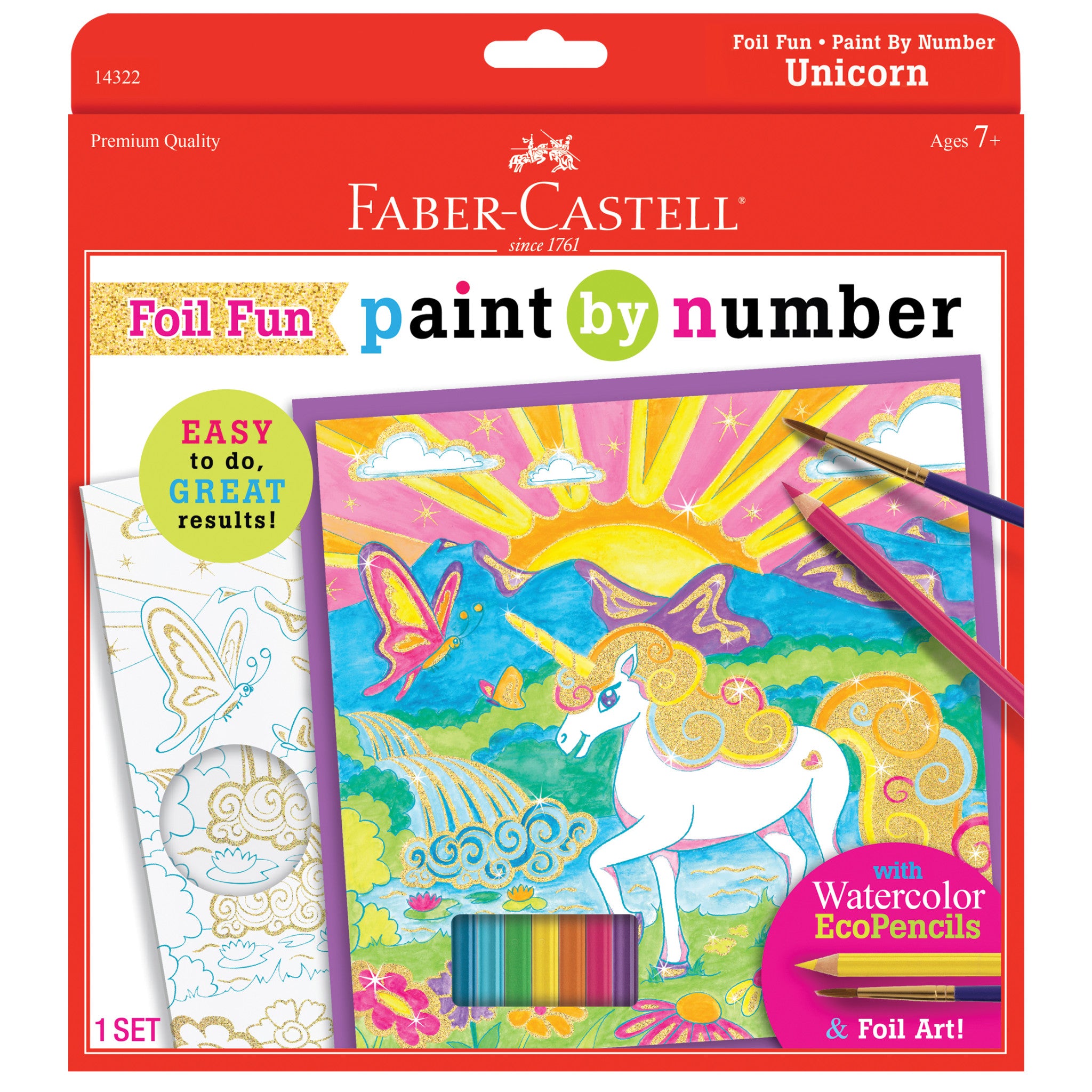 Faber Castell Foil Fun Paint by Number Unicorn