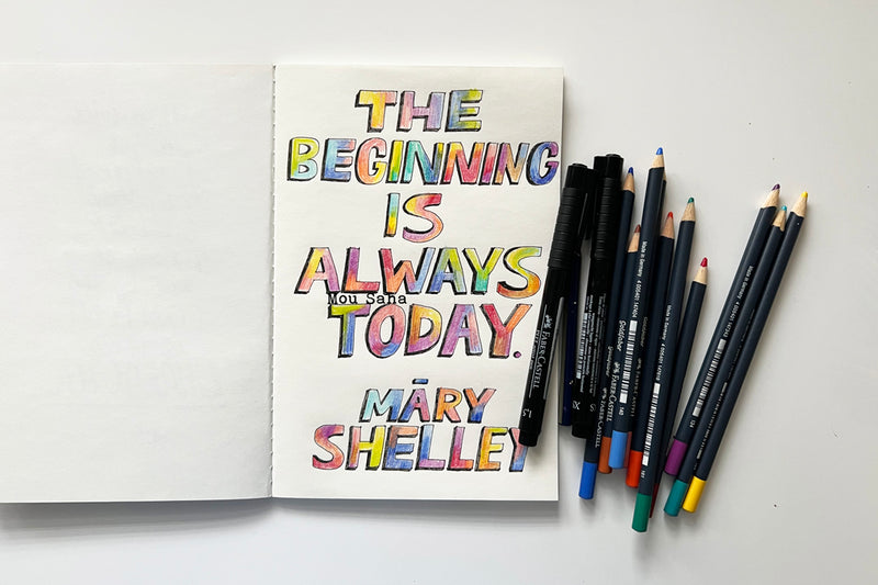 The beginning is always today - Mary Shelley