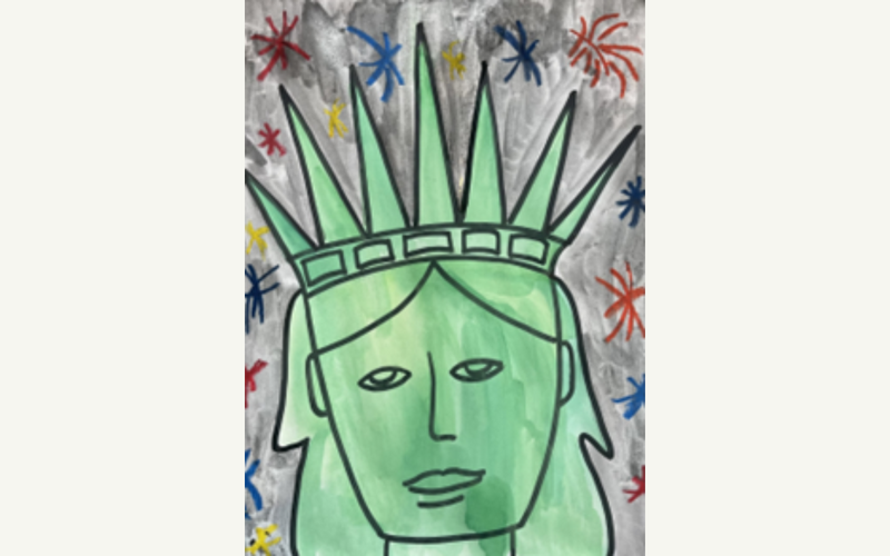 Statue of Liberty drawing