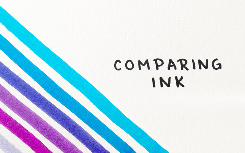 Comparing ink