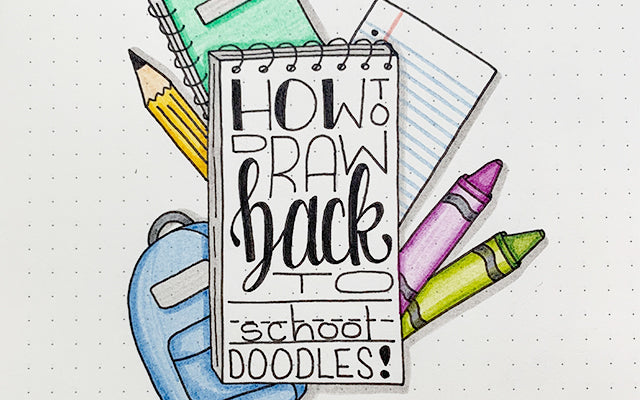 Bullet Journal Doodles: Back to School