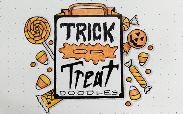 Trick or Treat Doodle with Candy