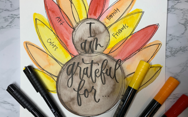 Grateful Turkey Thanksgiving Craft