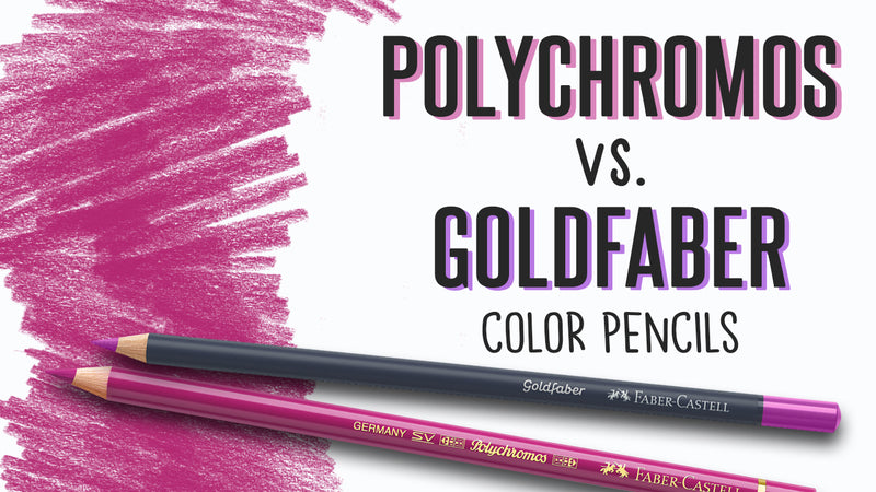 Polychromos and Goldfaber color pencils