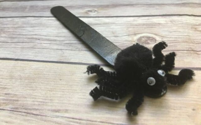 Spooky Spider Bookmark Halloween Craft