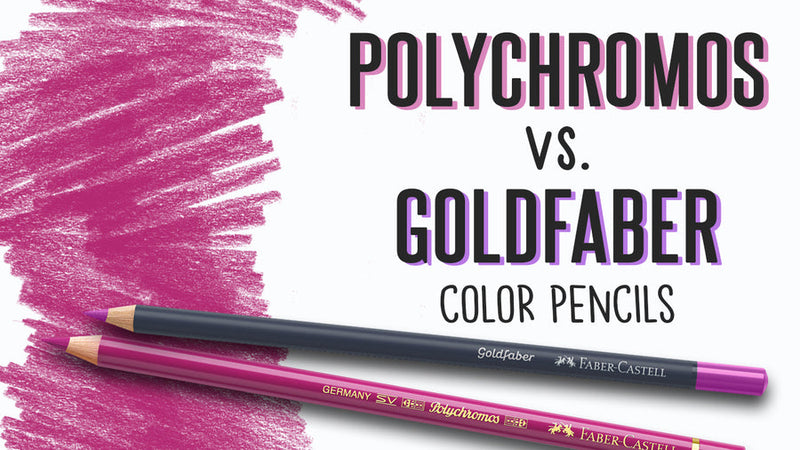 Polychromos vs. Goldfaber Color Pencils