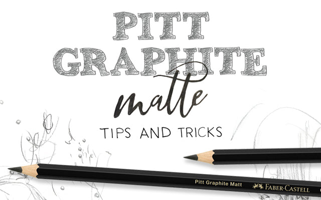 Pitt Graphite Matte tips and tricks