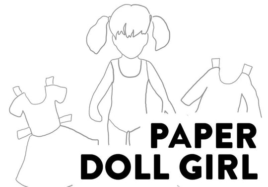 Paper doll girl