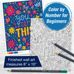 Color by Number Wall Art, "You Got This" - #770636