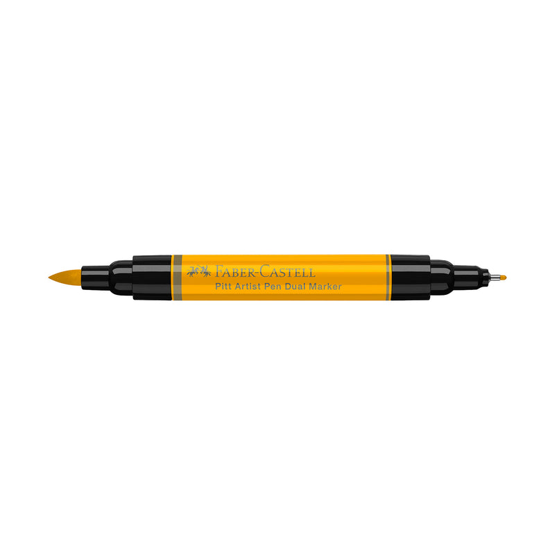 Pitt Artist Pen Dual Marker, #109 Dark Chrome Yellow