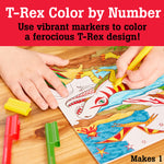 Color by Number T-Rex Foil Fun - #14309