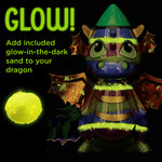 Glow in the Dark Sand Art Dragon - #6393000