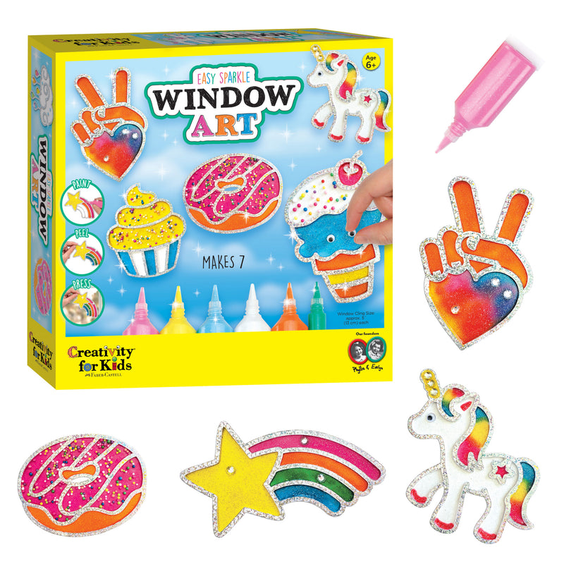 Rainbow Sprinkles Easy Sparkle Window Art - #6344000