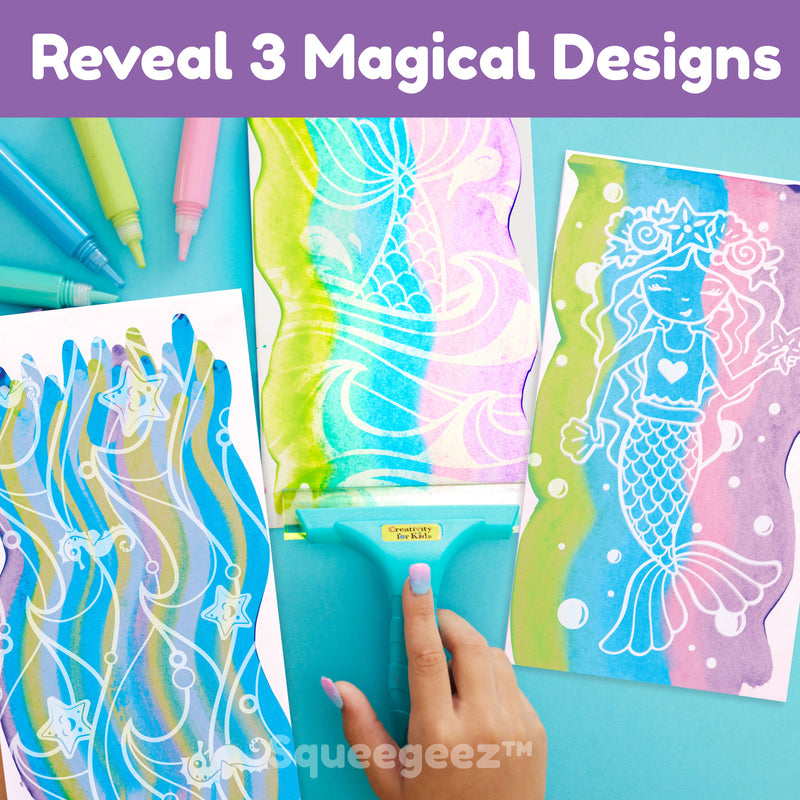 Squeegeez Magic Reveal Art Mermaid - #6411000