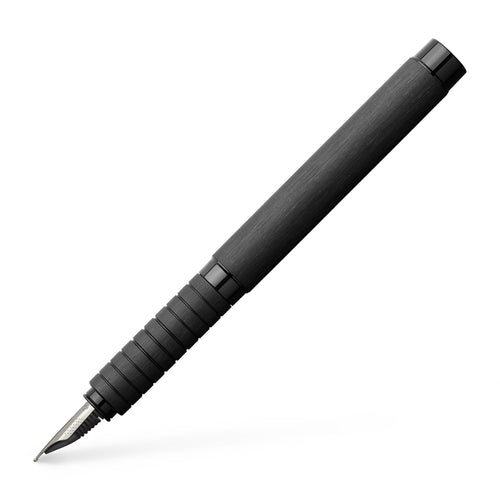Essentio Fountain Pen, Aluminum Black - Extra Fine
