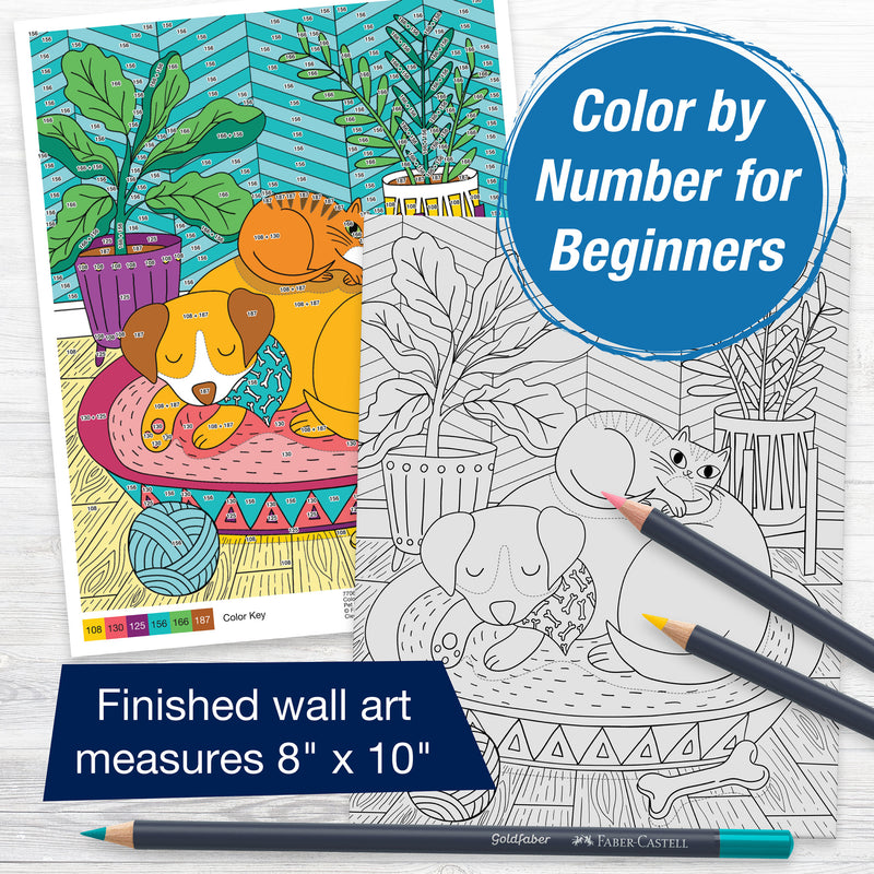 Color by Number Wall Art, Pet Parents - #770638