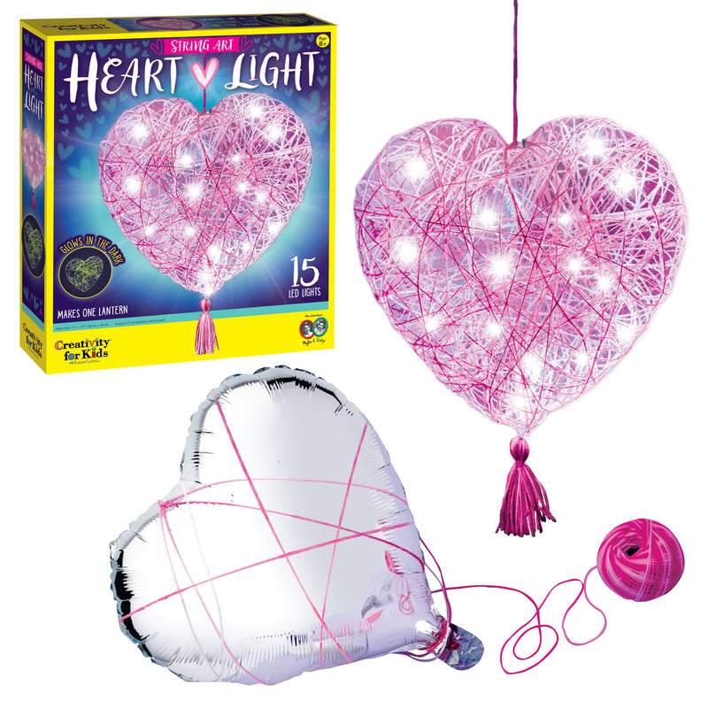 Creativity for Kids String Art Heart Light