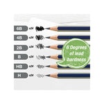 Graphite Art Pencil School Pack - #900000